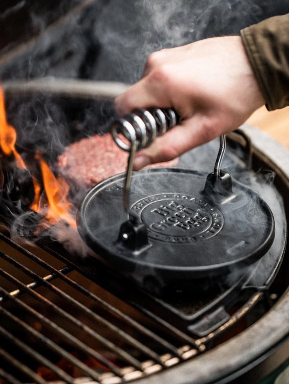 Burgers on the Big Green Egg